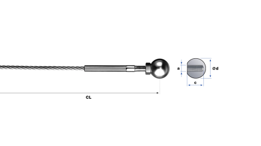 Koncovka VARIBALL typ 1