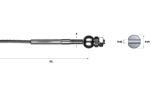 Koncovka VARIBALL typ 3