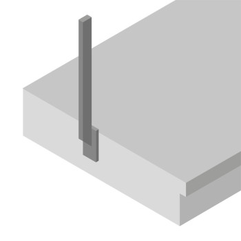 Sloupek ModularRailing boční příruba