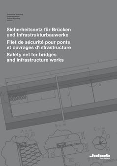 Výkres Bezpečnostní síť pro mosty a infrastrukturní stavby