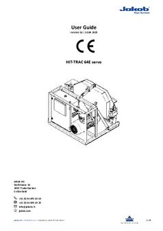 Uživatelská příručka Habegger HIT-TRAC 64E servo